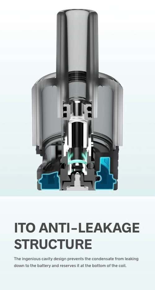 Voopoo ITO Cartridge Pod - Anti-leakage structure