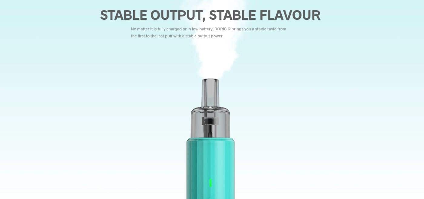 VooPoo Doric Q Pod Vape Kit - Stable output, stable flavour