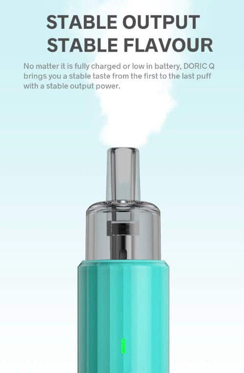 VooPoo Doric Q Pod Vape Kit - Stable output, stable flavour
