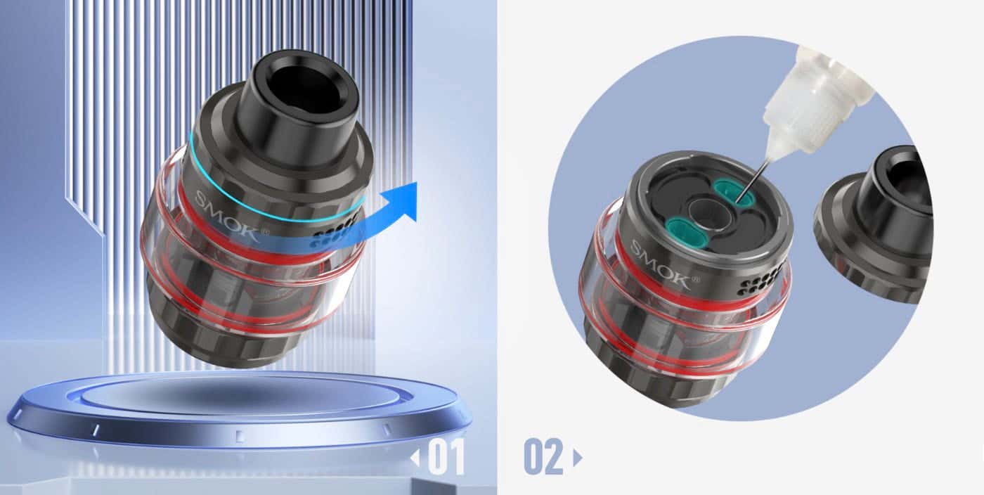 Smok T-Air Subtank Tank - Dual filling holes