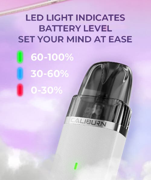Uwell Caliburn G3 Lite Pod Vape Kit - LED Light Indication
