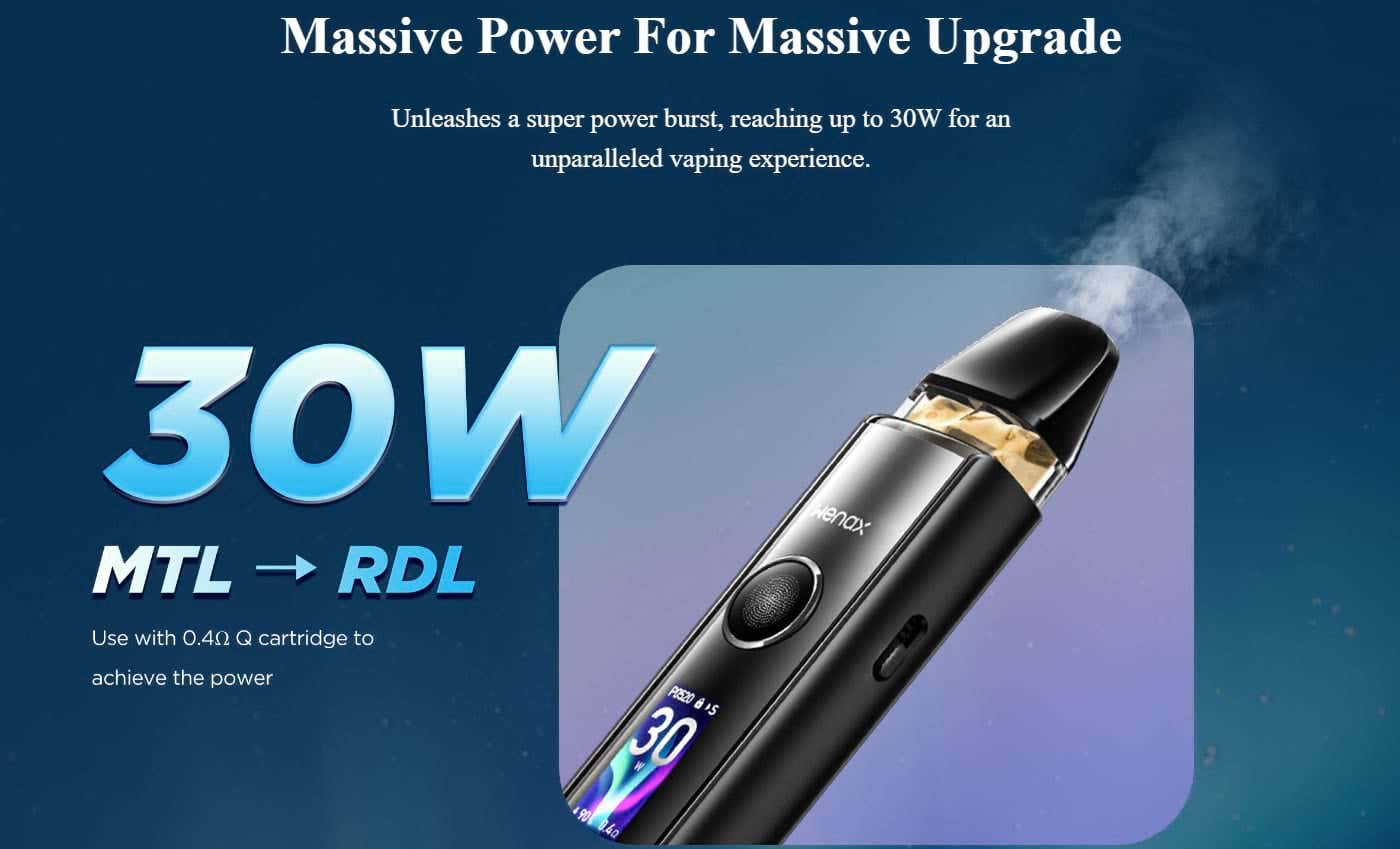 Geekvape Wenax Q Pro Pod Vape Kit - Massive Power for Massive Upgrade