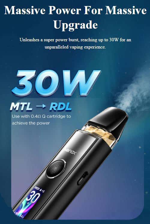 Geekvape Wenax Q Pro Pod Vape Kit - Massive Power for Massive Upgrade