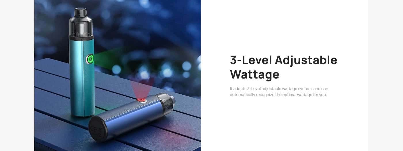 Aspire BP Stik Pod Vape Kit - 3-level adjustable wattage