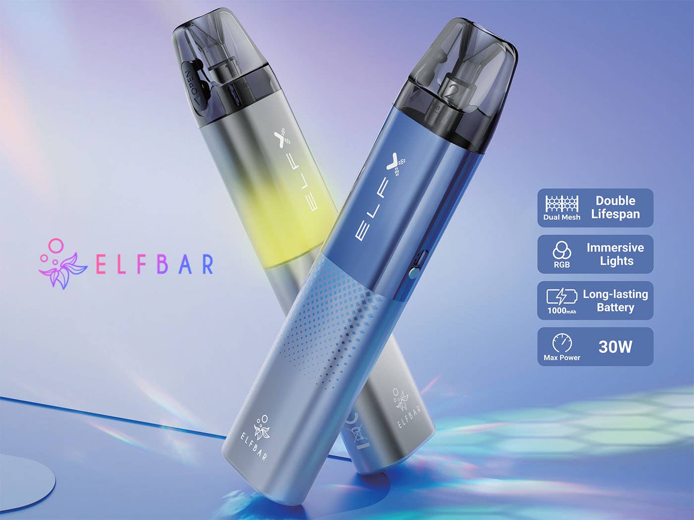 Elf Bar ELFX Refillable Pod Vape Kit - Key features and highlights