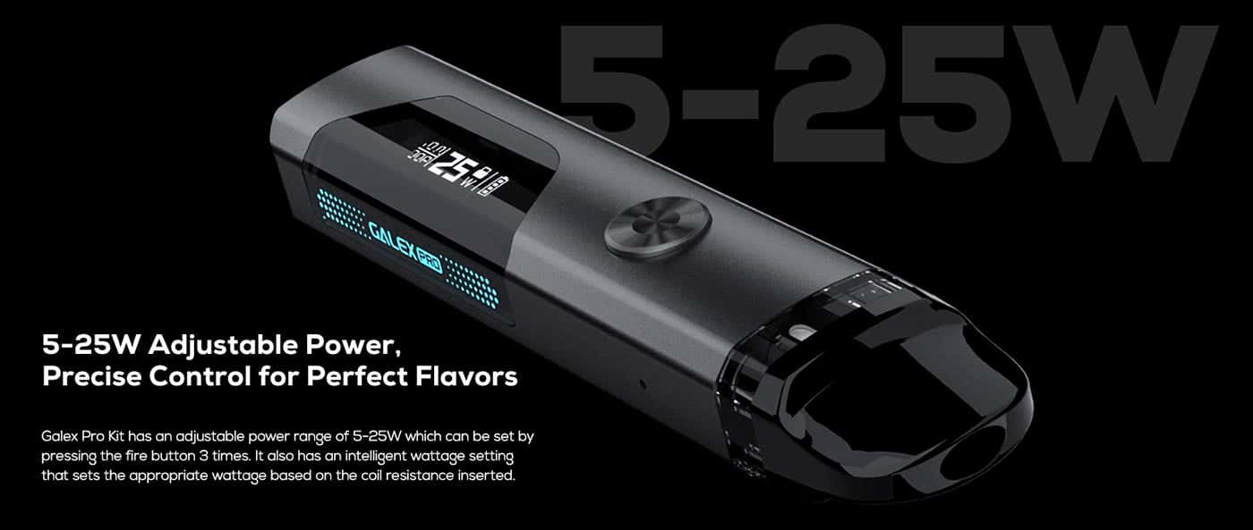 Freemax Galex PRO Pod Vape Kit - Adjustable power, precise control