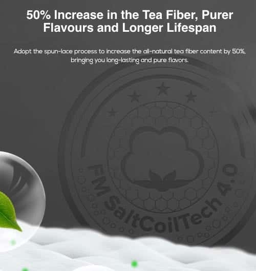 Freemax Galex V2 Pods - 50% increase in tea fiber, purer flavours and longer lifespan