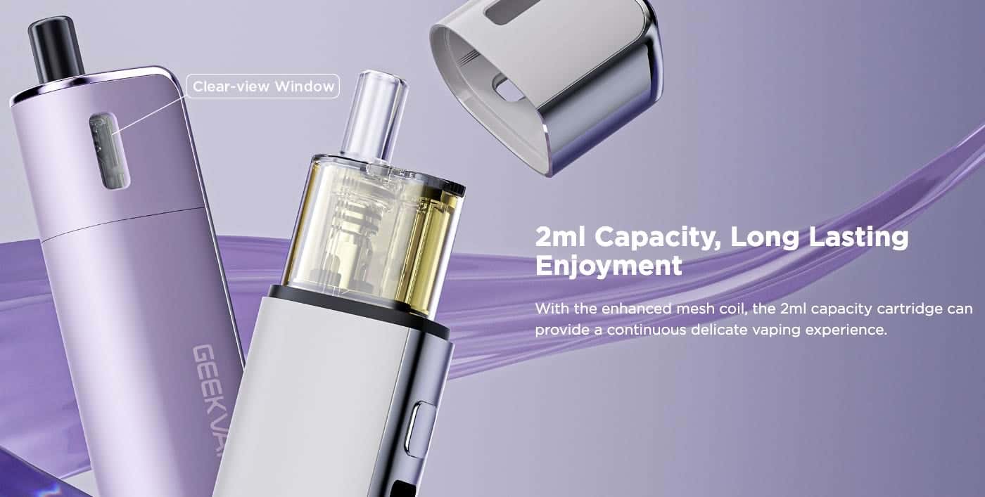 Geekvape Soul Pod Vape Kit - Long-lasting enjoyment
