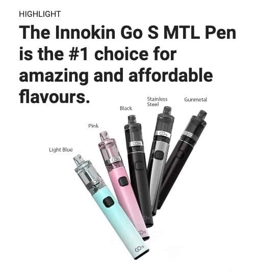 Innokin Go S Vape Starter Kit - The affordable choice for an MTL vape pen