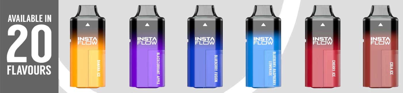Instafill Instaflow 5000 Refillable Disposable Vape Kit - Instaflow Available in 20 Flavours