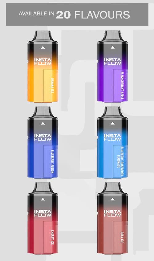 Instafill Instaflow 5000 Refillable Disposable Vape Kit - Instaflow Available in 20 Flavours
