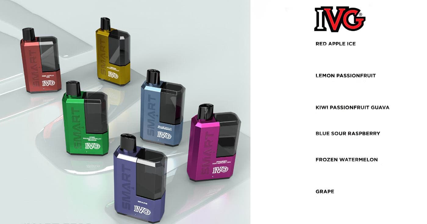 IVG Smart 5500 Refillable Rechargeable Disposable Kit - Fruity and Unique Taste