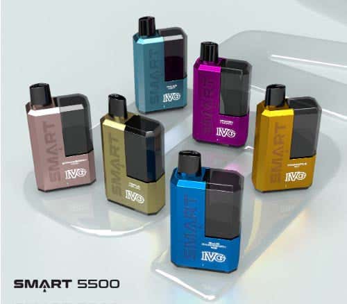 IVG Smart 5500 Refillable Rechargeable Disposable Kit - Fruity and Unique Taste