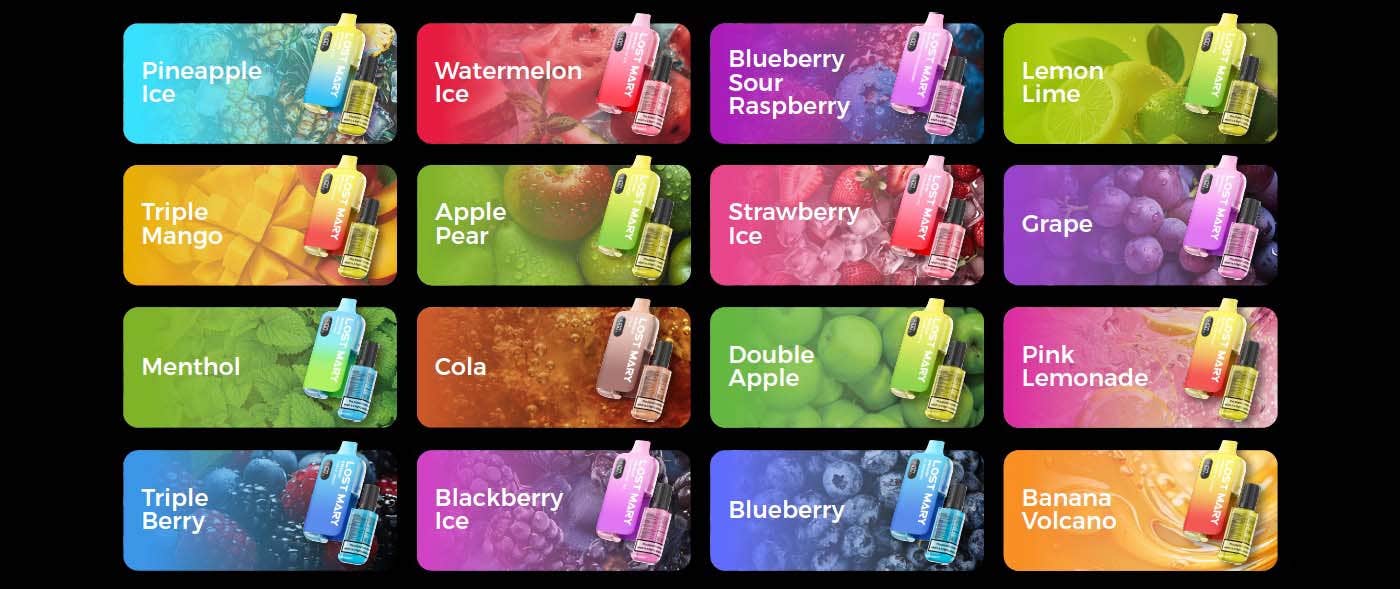 Lost Mary BM6000 Disposable Kit - 16 delicious flavour choices