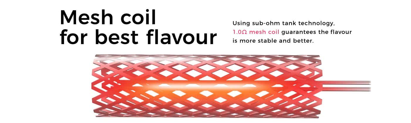 Oxva Oxbar RRD Refillable Rechargable Disposable Vape Kit - Mesh coil for best flavour