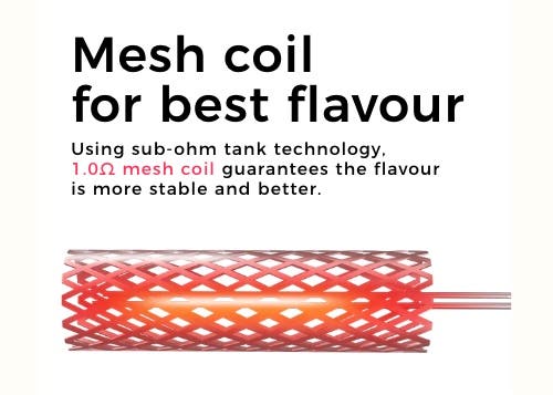 Oxva Oxbar RRD Refillable Rechargable Disposable Vape Kit - Mesh coil for best flavour