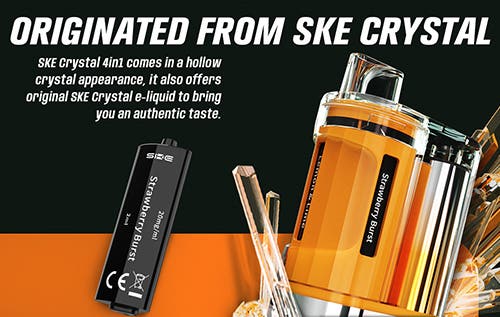SKE Crystal 4in1 Prefilled E-Liquid Pods - Originated from SKE Crystal Bar