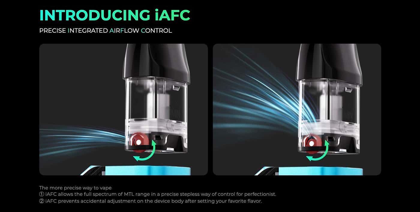 Uwell Caliburn G2 replacement pods - Introducing iAFC airflow control technology