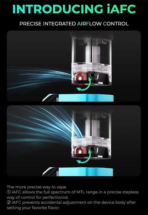 Uwell Caliburn G2 replacement pods - Introducing iAFC airflow control technology