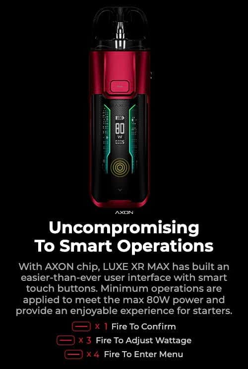 Vaporesso Luxe XR Max Pod Vape Kit - Smart options