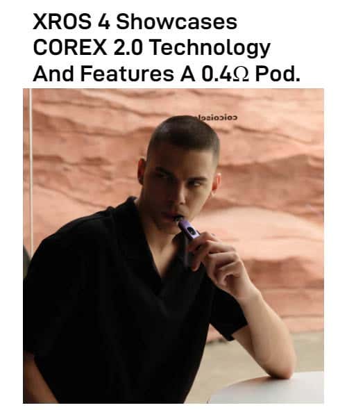 Vaporesso XROS 4 Mini Pod Kit - COREX 2.0 Technology