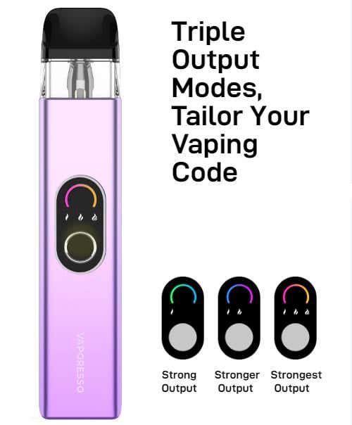 Vaporesso XROS 4 Pod Vape Kit - Triple Output Modes