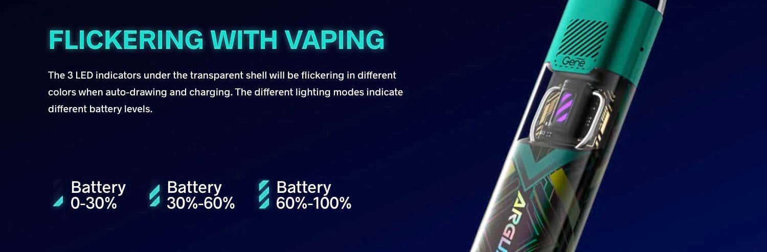 Voopoo Argus P1S Pod Kit - Flickering with vaping