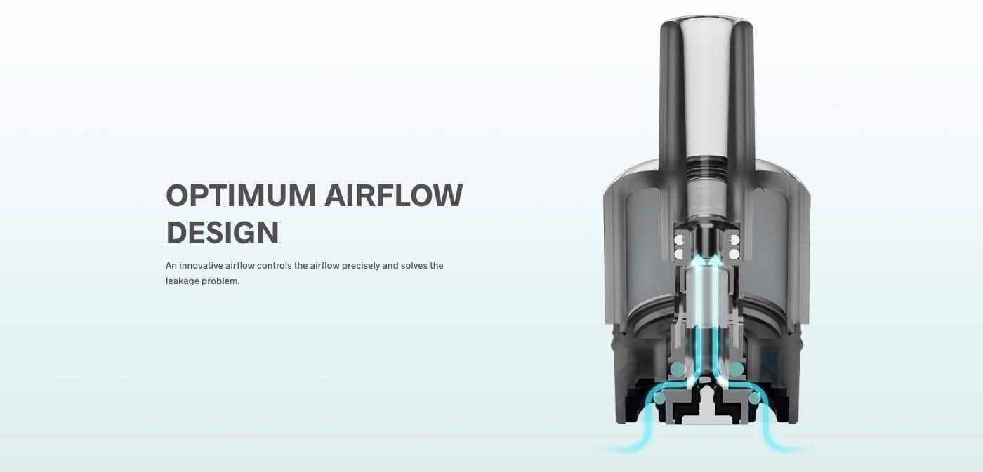 Voopoo ITO Cartridge Pod - Optimum airflow design