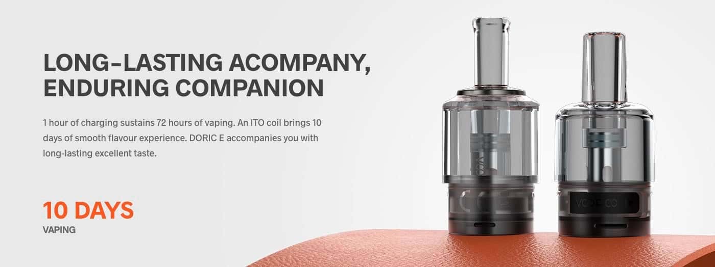 VooPoo Doric E Pod Vape Kit - Long-lasting