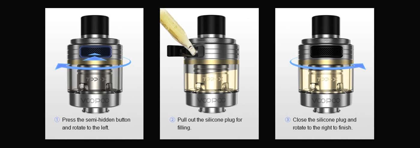 Voopoo Drag S Pro Pod Vape Kit - How to fill your TPP Pod Tank