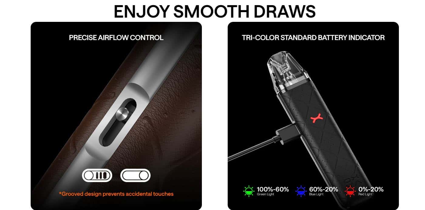 Oxva Xlim Go Pod Vape Kit - Smooth Draws and Battery Indication