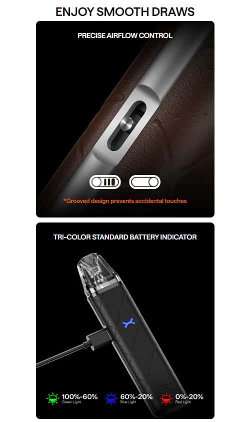 Oxva Xlim Go Pod Vape Kit - Smooth Draws and Battery Indication
