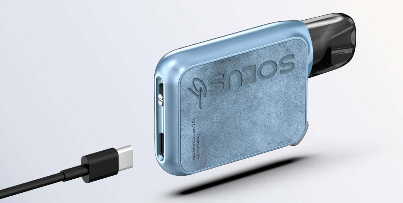 SMOK Solus GT Box Pod Vape Kit - Rapidly Recharging Battery via USB Type-C Charging Port