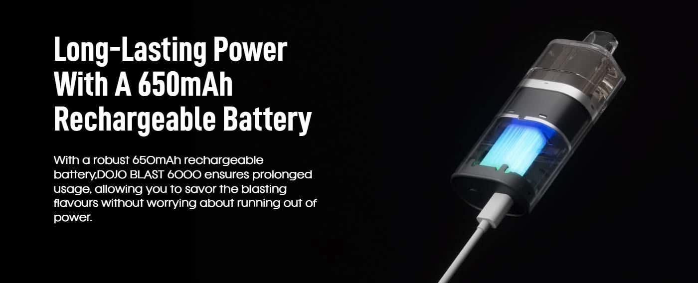 Vaporesso Dojo Blast 6000 Pod Kit - Long-Lasting 650 mAh Battery