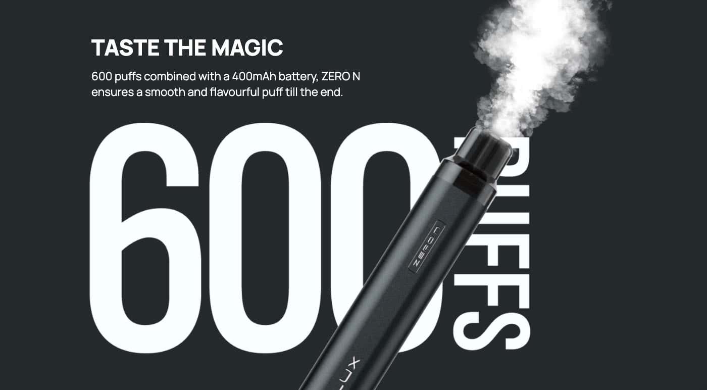 Elux Zero N Prefilled Pod Vape Kit - Taste the magic