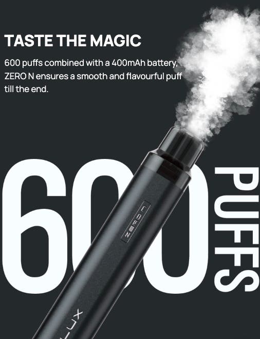 Elux Zero N Prefilled Pod Vape Kit - Taste the magic