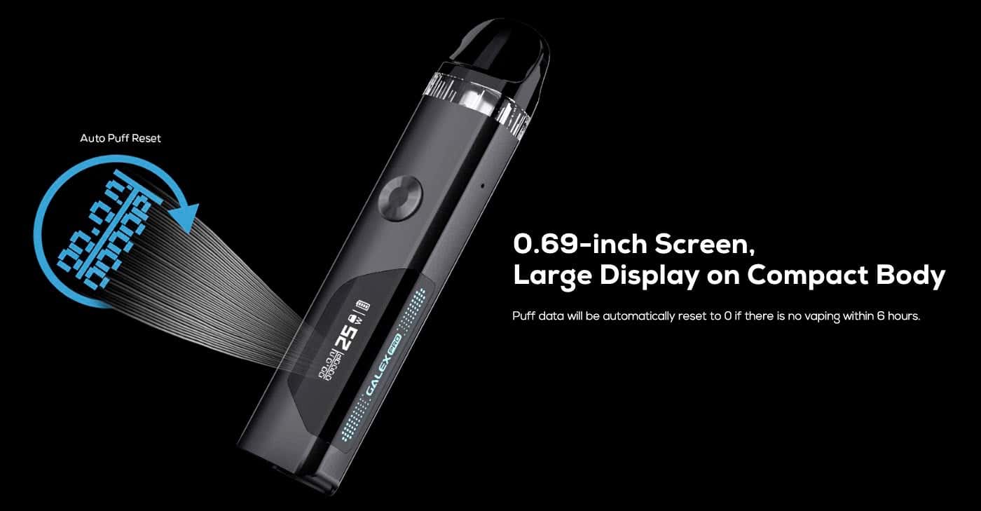 Freemax Galex PRO Pod Vape Kit - 0.96 inch large display screen