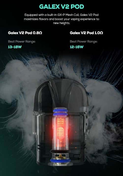 Freemax Galex V2 Pods - Galex V2 Specifications