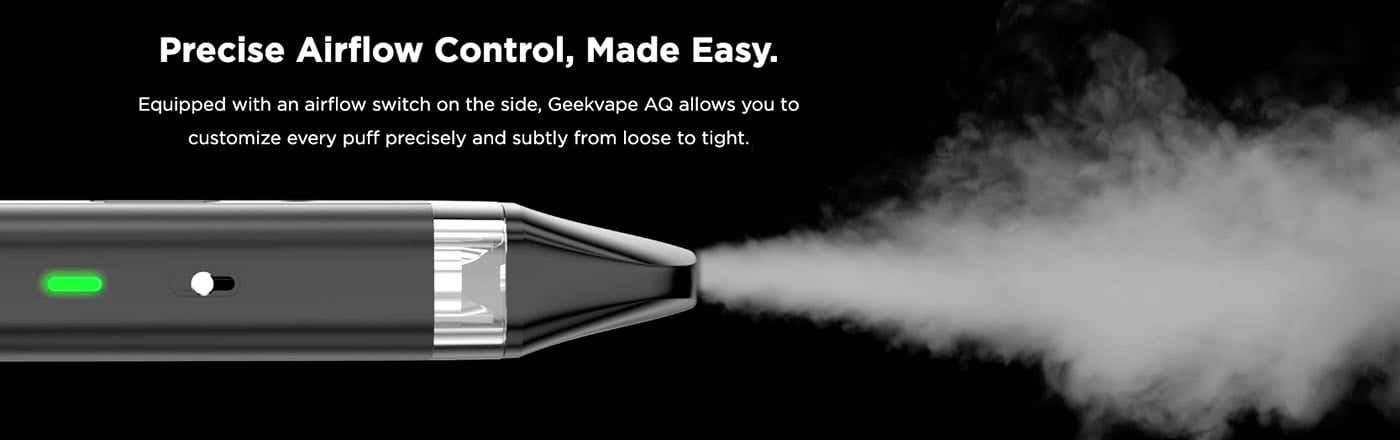 Geekvape AQ (Aegis Q) Pod Vape Kit - Precision airflow control, made easy