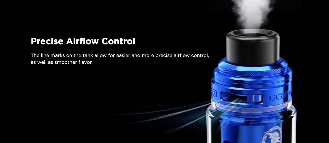 Geekvape Z Fli Tank - Precise airflow control