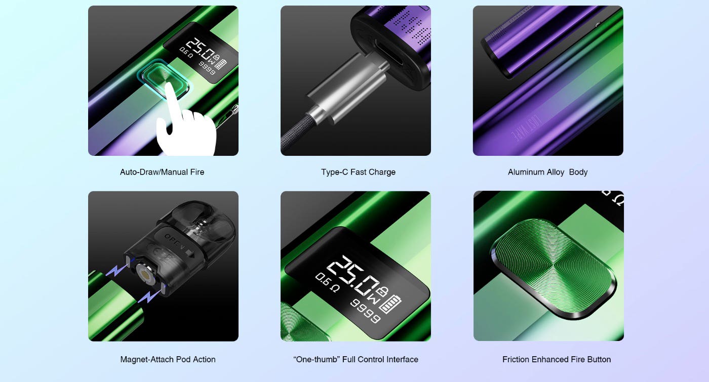 Lost Vape Ursa Nano Pro Pod Vape Kit - Features and highlights