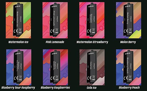 SKE Crystal 4in1 Replacement Prefilled Vape Pods - 16 Flavours to replace with!