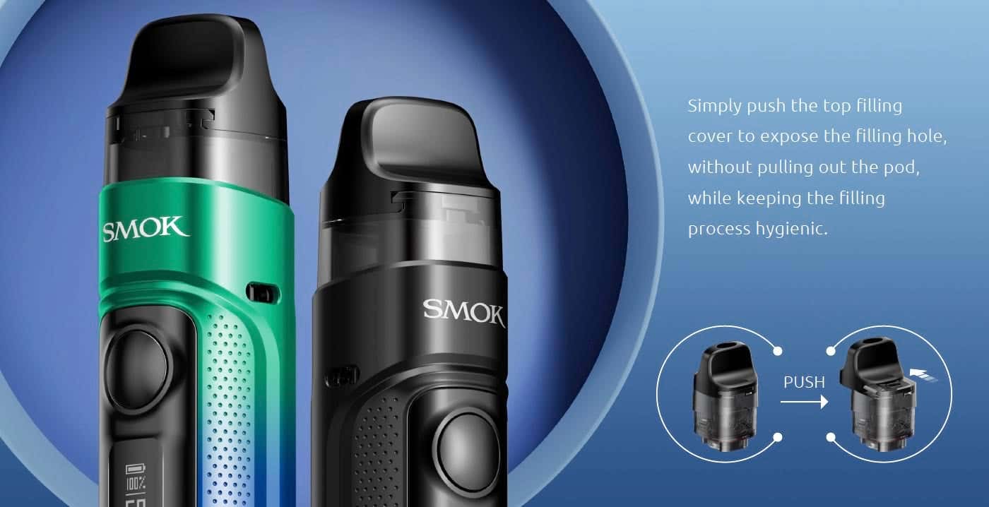 Smok RPM C Pod Vape Kit - Slide-to-open top filling system