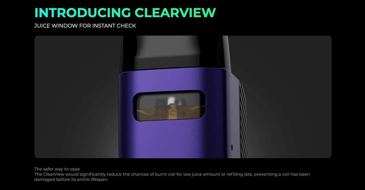 Uwell Caliburn G2 Pods - Introducing clearview