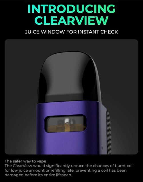 Uwell Caliburn G2 Pods - Introducing clearview