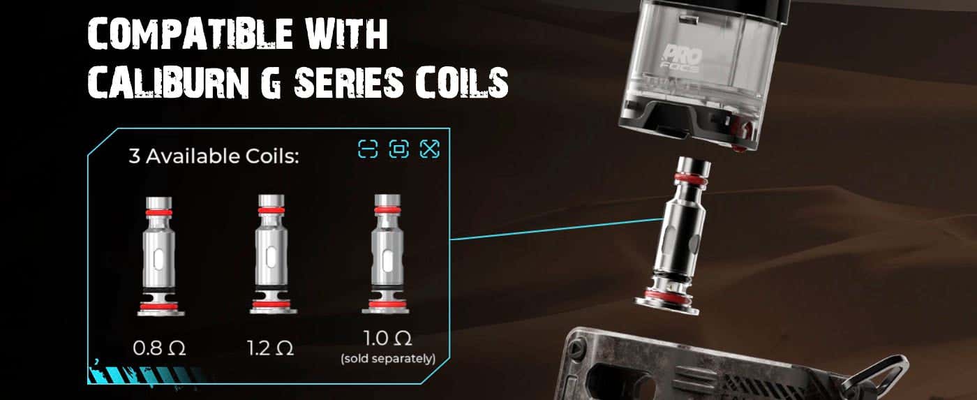 Uwell Caliburn Tenet Koko Pod Kit - Multiple Caliburn G coil choices
