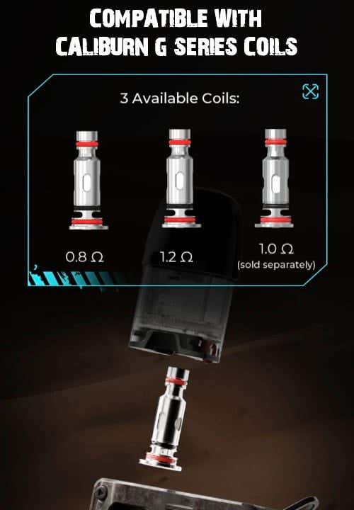 Uwell Caliburn Tenet Koko Pod Kit - Multiple Caliburn G coil choices
