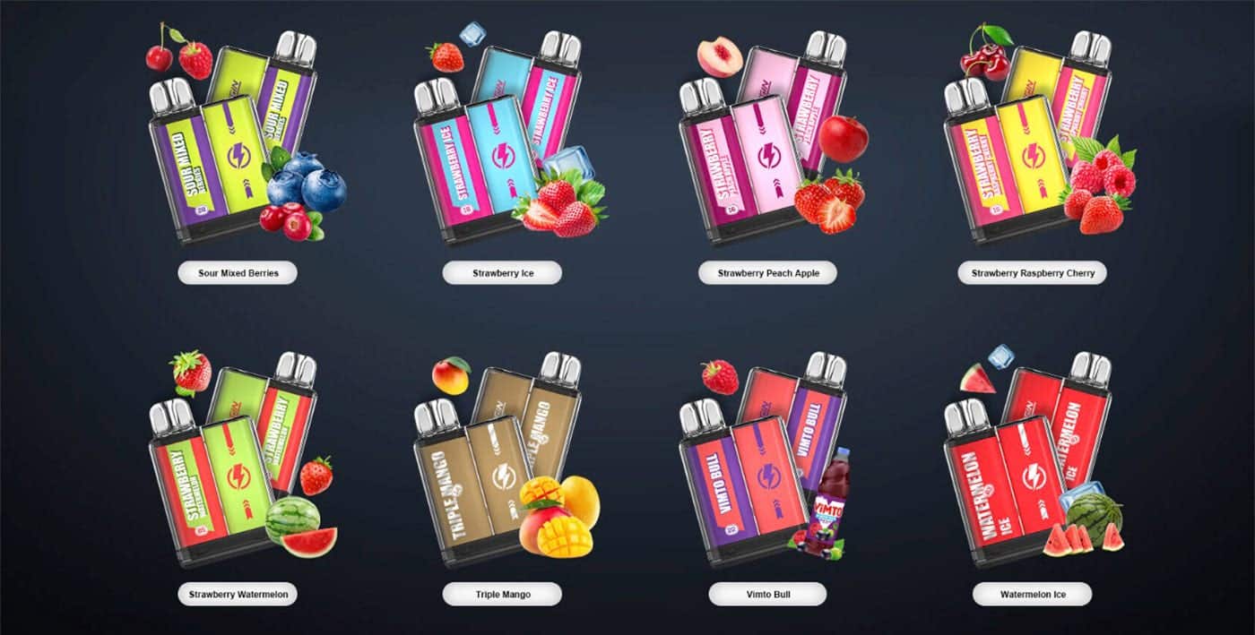 Vapengin Mercury Disposable Kit - 20 different flavours