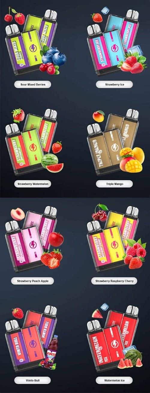 Vapengin Mercury Disposable Kit - 20 different flavours