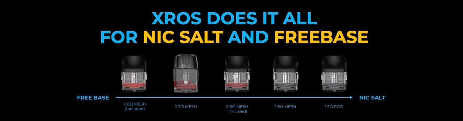 Vaporesso XROS 3 Nano Innovation Edition Pod Vape Kit - XROS does it all for nic salt and free base